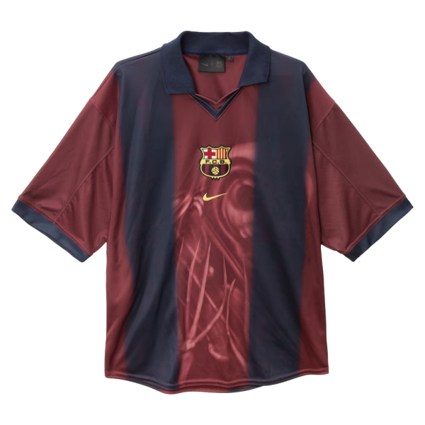 Herren FC Barcelona X TRAVIS SCOTT Retro 2000/01 Heim Skelett Trikot 1 Herren FC Barcelona X TRAVIS SCOTT Retro 2000/01 Heim Skelett Trikot