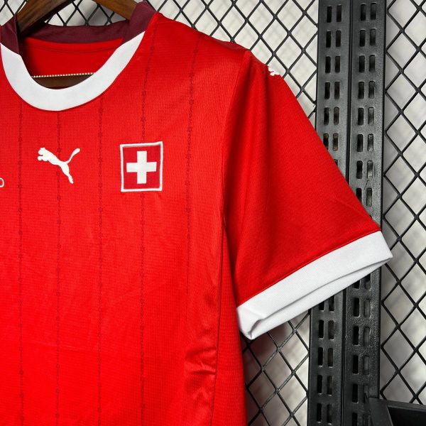 2024/2025 Switzerland Home Football Shirt (Fan Edition) 4 2024/2025 Switzerland Home Football Shirt (Fan Edition)