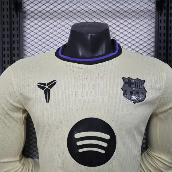 2025/2026 Barcelona Away Long Sleeve Football Jersey 4 2025/2026 Barcelona Away Long Sleeve Football Jersey
