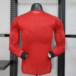 2025/2026 Manchester United Home Long Sleeve Football Shirt
