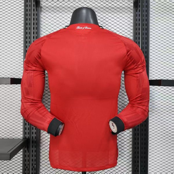 2025/2026 Manchester United Home Long Sleeve Football Shirt 2 2025/2026 Manchester United Home Long Sleeve Football Shirt