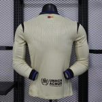 2025/2026 Barcelona Away Long Sleeve Football Jersey
