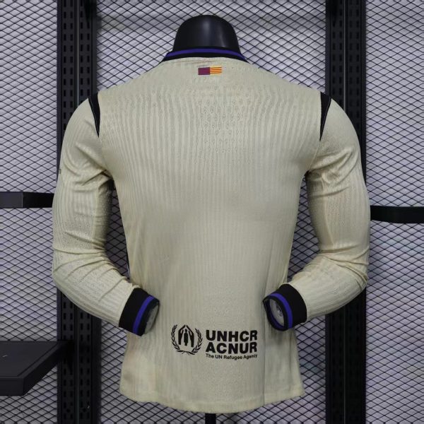 2025/2026 Barcelona Away Long Sleeve Football Jersey 2 2025/2026 Barcelona Away Long Sleeve Football Jersey